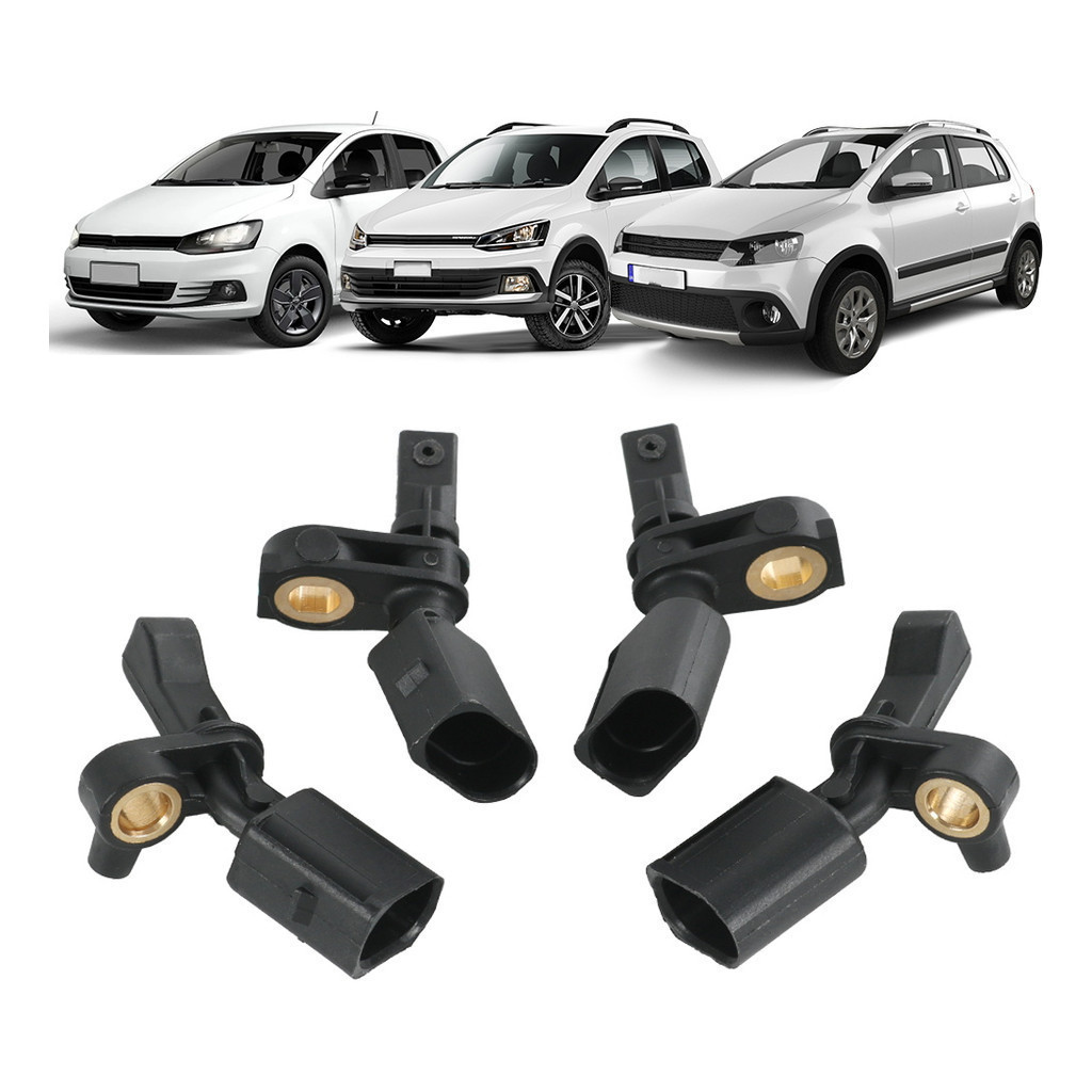 Kit 4 Sensor Freio Abs Vw Fox Polo Up Wht003860/1/2/3
