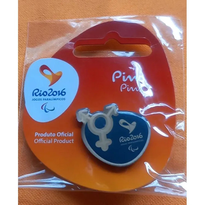 Pin Oficial Rio 2016 Jogos Paralimpicos. Elimatec Moedas