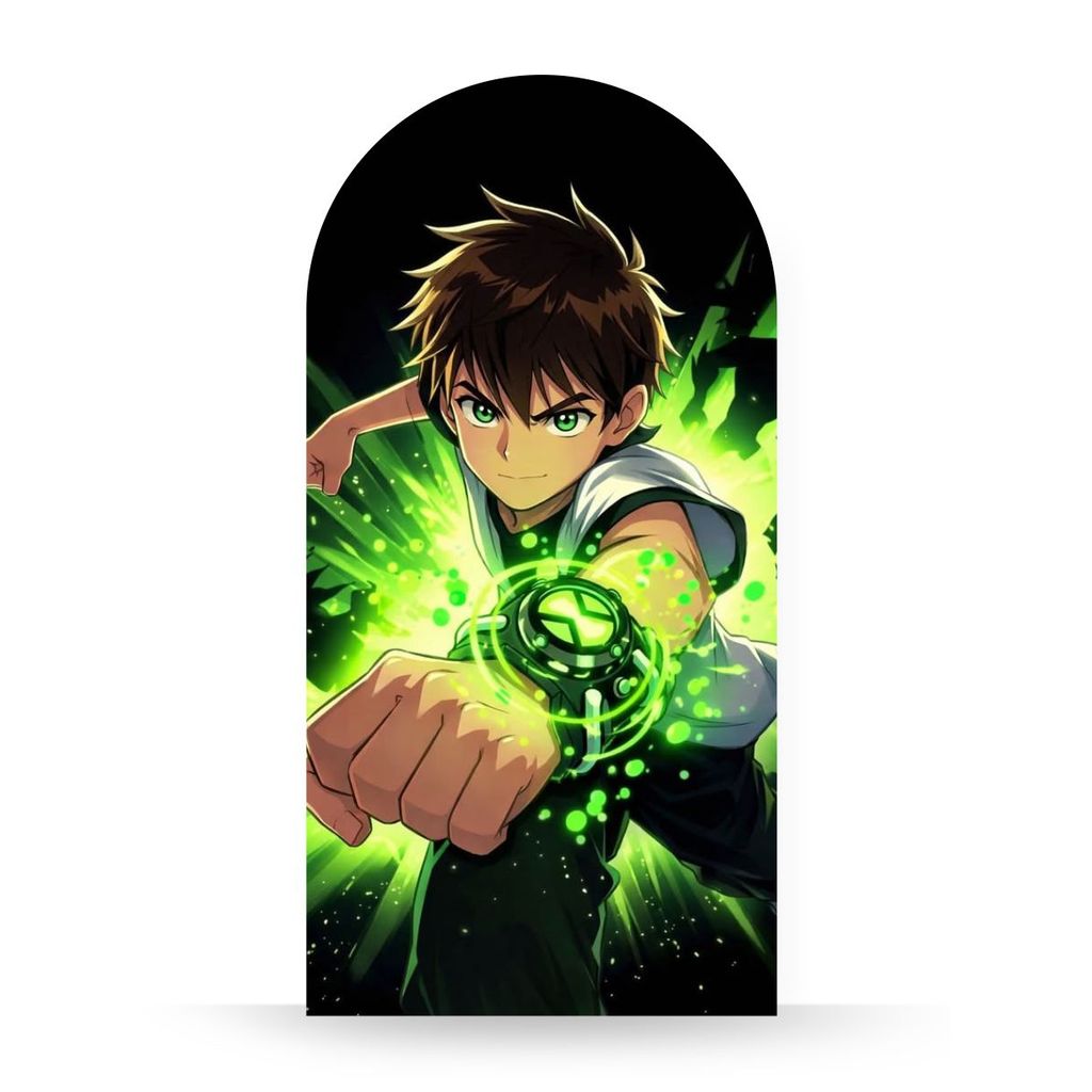 Painel Romano Ben 10 Luxo Decoração Infantil Tema Cartoon Network Premium