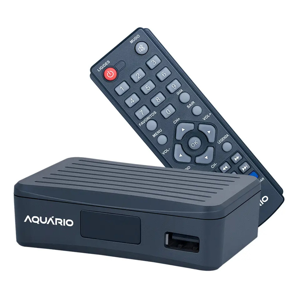 Conversor, Gravador e Receptor Digital Full HD DTV-4000S Aquario