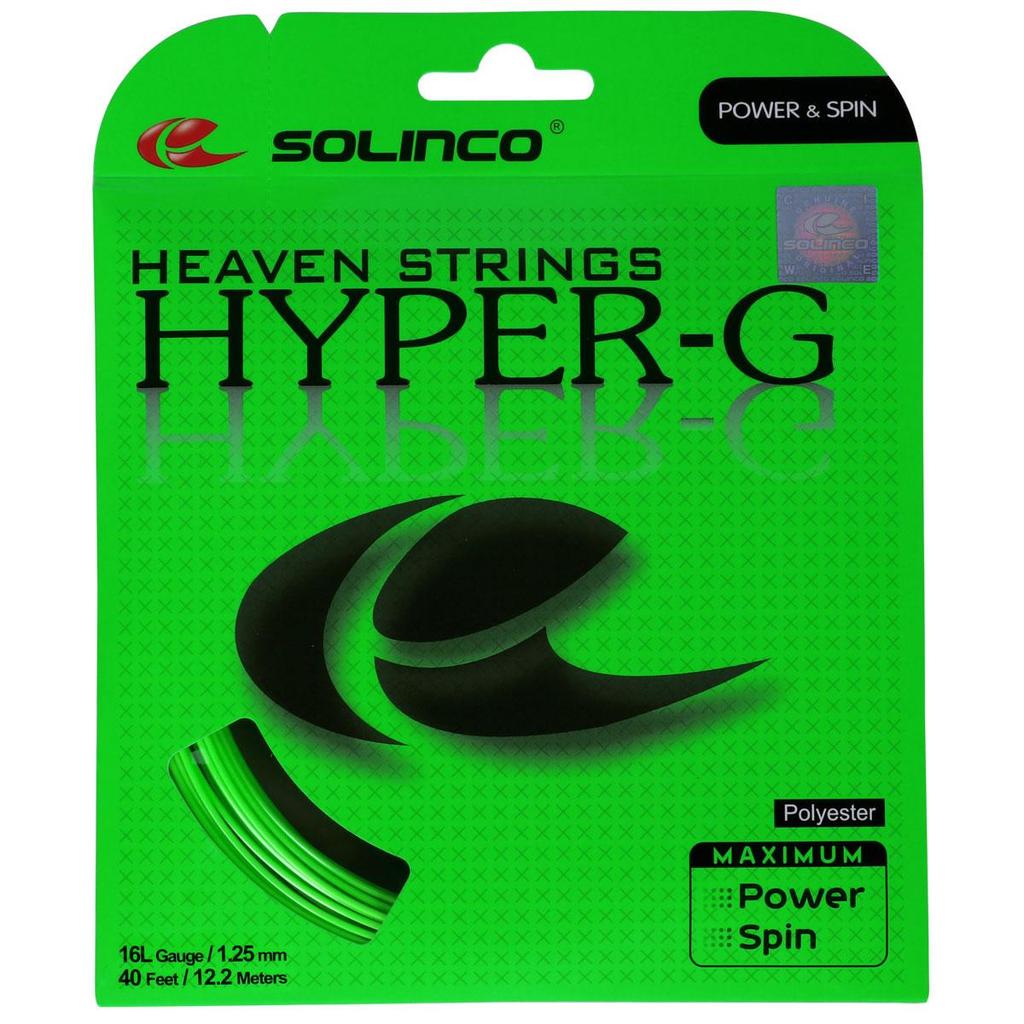 Corda Solinco Hyper G 16L 1.25mm Verde - Set Individual