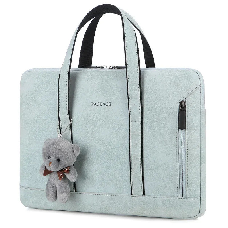 Marca À Prova De Choque PU Bolsa Para Laptop 13,14,15.6,16 Tamanhos , Feminina MacBook Air Pro Notebook Computador PC
