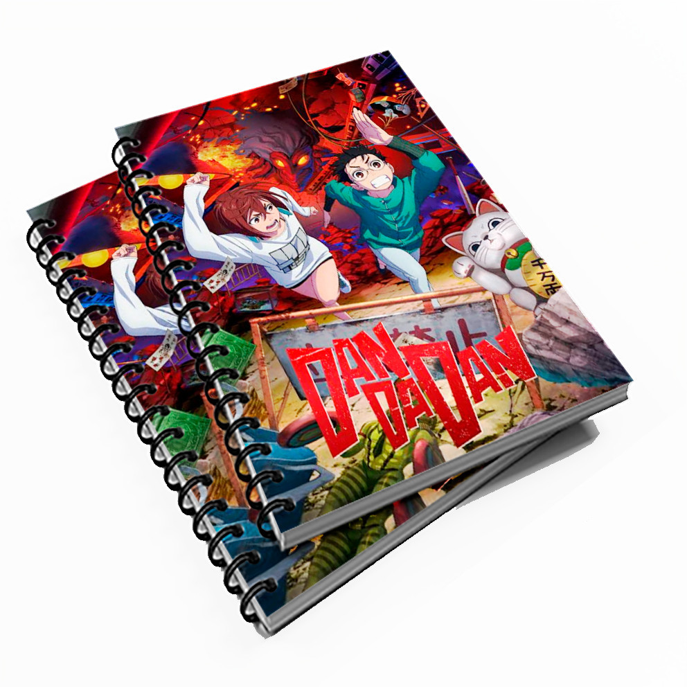 Caderno Universitário 96 fls Anime Dan Da Dan