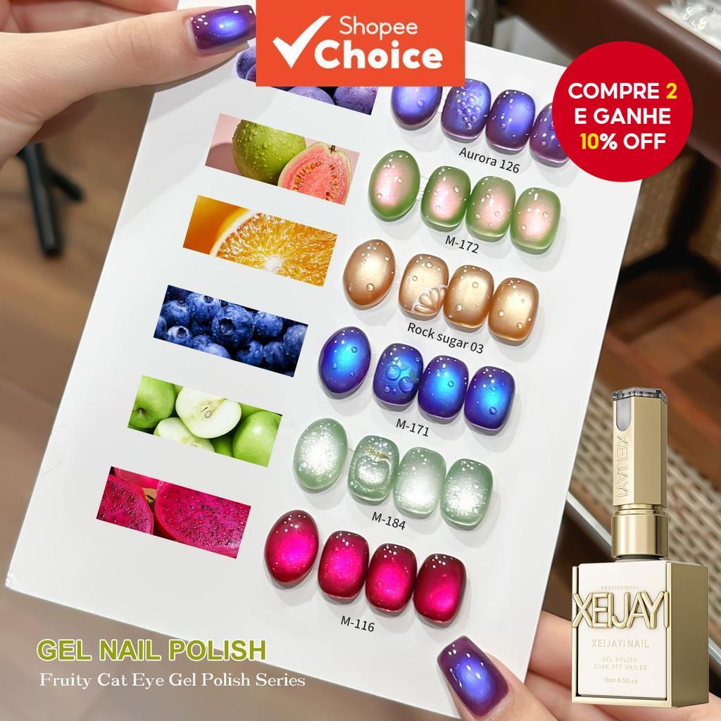 Tendências 2025: Conjunto De 6 Géis Magnéticos Holográficos Para Unhas Olho De Gato, Uv Led, Ferramentas femininas