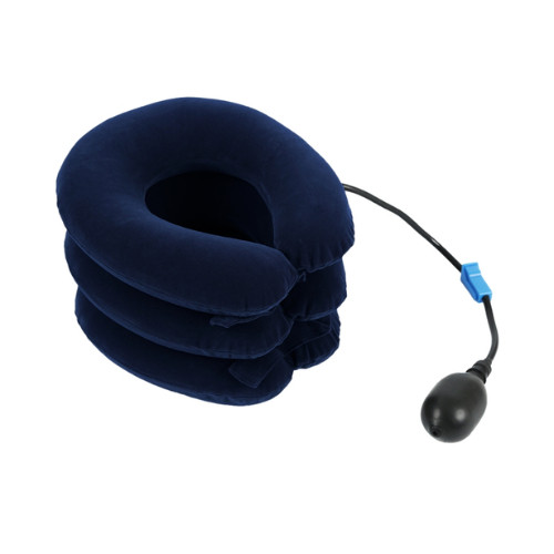 Almofada de Pescoço Inflável 3D Ergonômica Portátil – Suporte Ideal para Viagem e Descanso