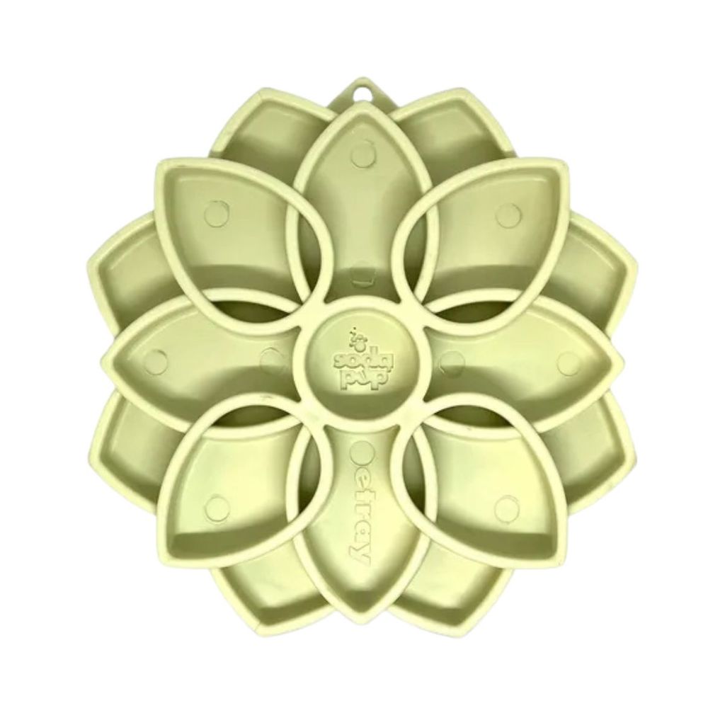 SodaPup Mandala eTray Softie – Comedouro Lento e Tapete de Lamber com Ventosas para Cães