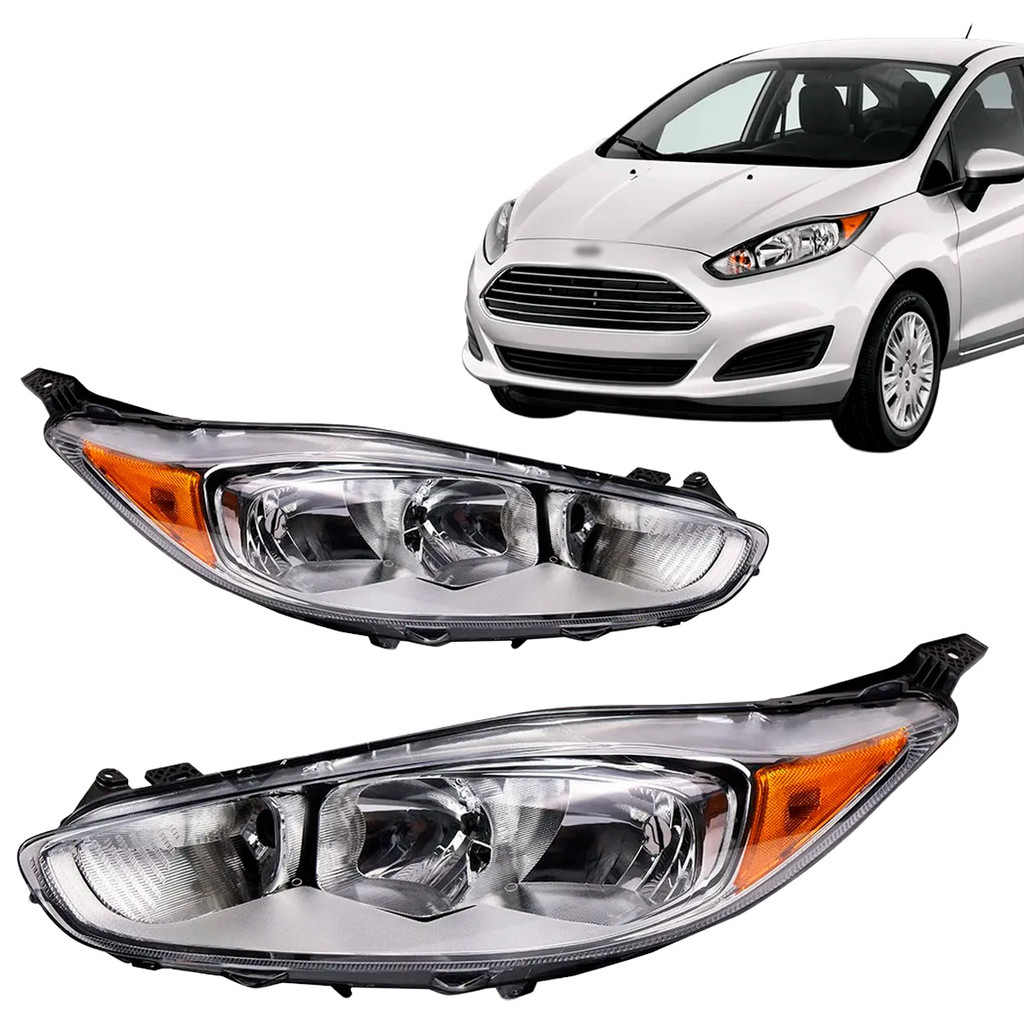 Farol Fiesta Sedan 2014 2015 2016 Pisca Ambar