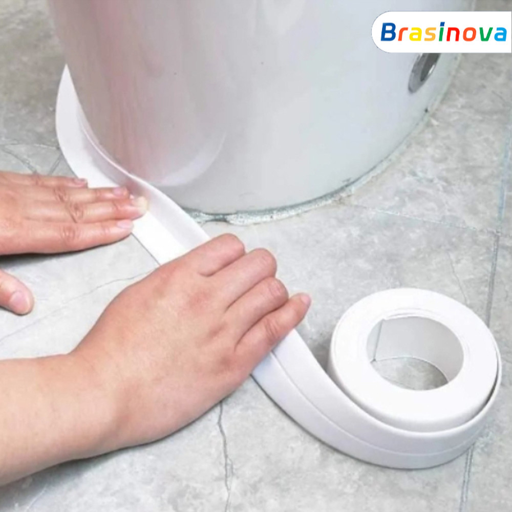 Fita Selante PVC Super Impermeável para Cozinha Banheiro Banheira