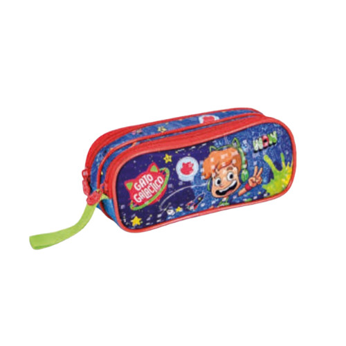 Estojo Gato Galatico Duplo Infantil - Clio Escolar Original em Oferta na Shopee