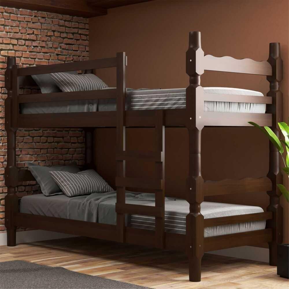Beliche - Vira 2 Camas - 78/88 X 188Cm Porto Cr4138 Imbuia