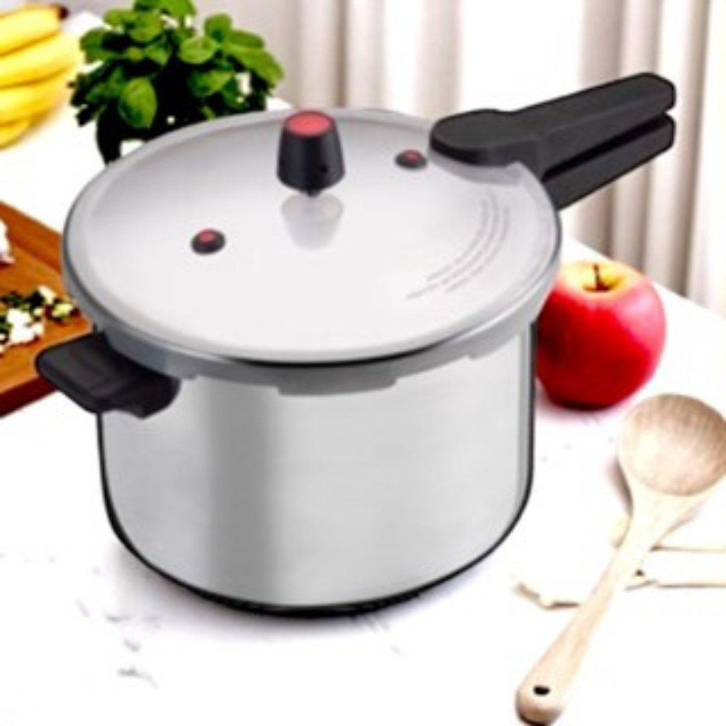Panela Pressão 7 Litros Antiaderente Alimentos Recipiente Cozimento Feijão Carne Preparo Frigideira
