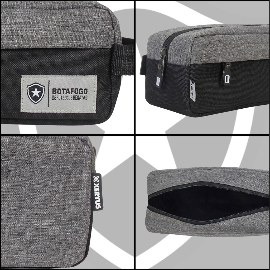 Estojo Duplo Botafogo Juvenil Escolar Meninos Oficial Jogo