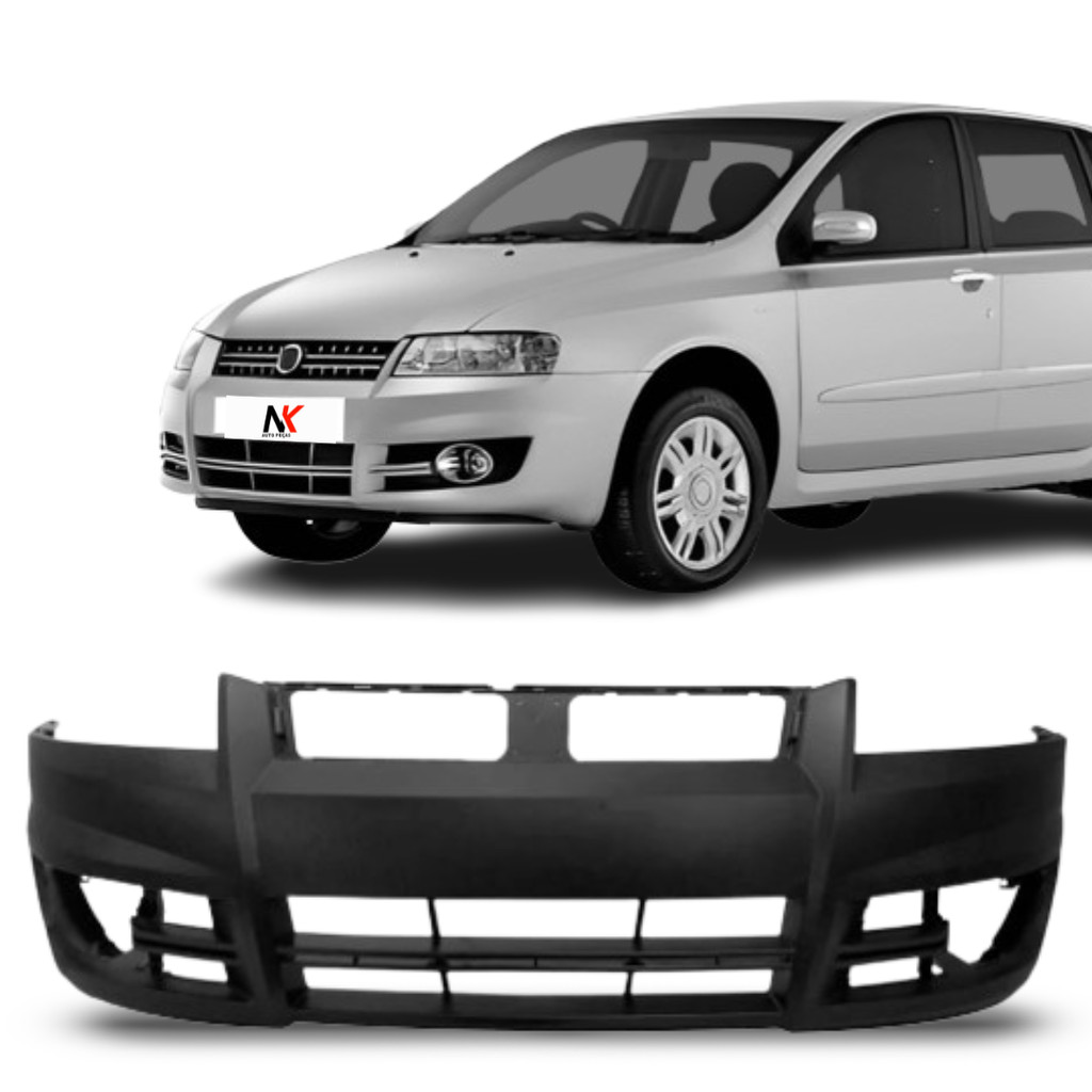 Parachoque Dianteiro Stilo 2008 2009 2010 2011 Com Furo