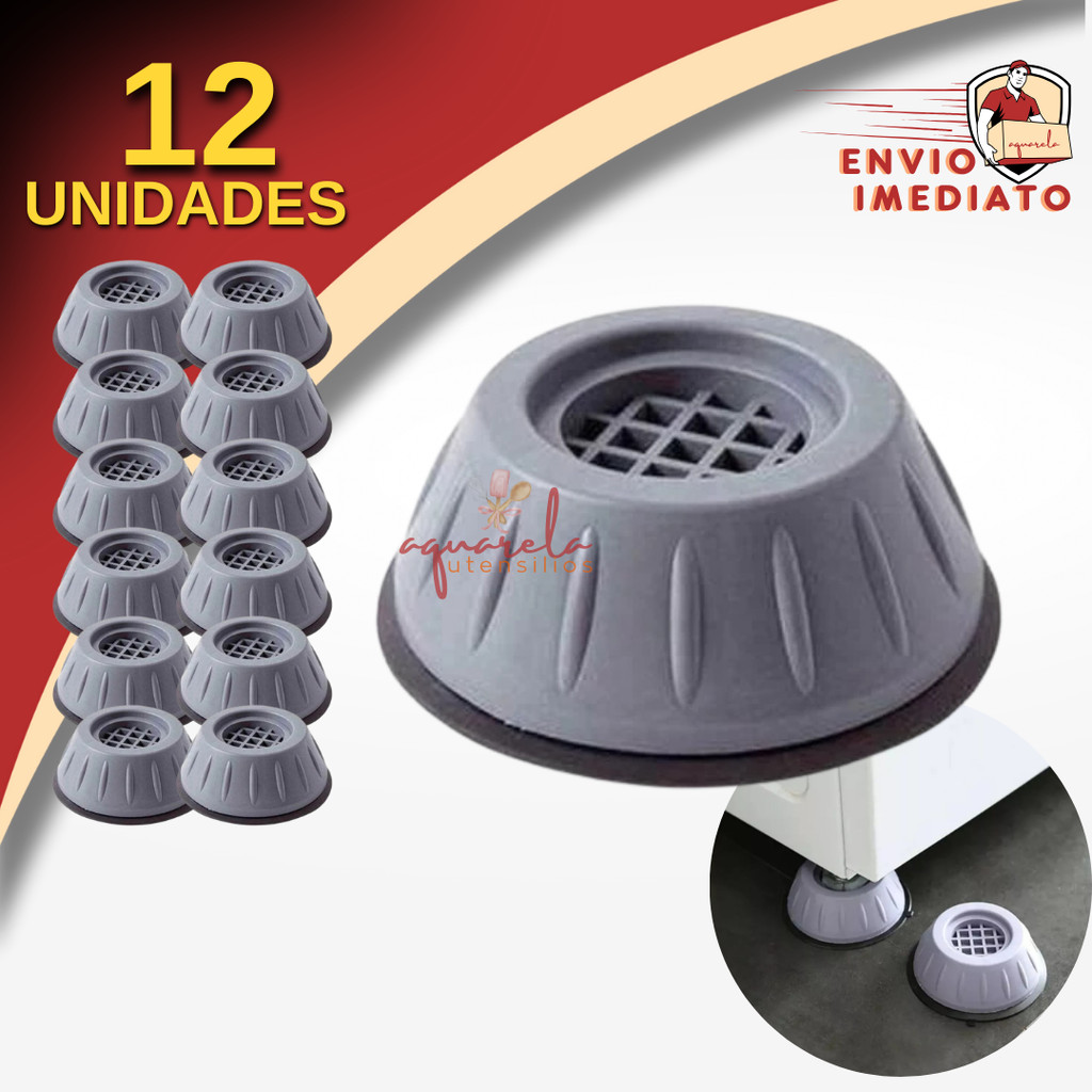 Pé Base Máquina Lavar Fogão Geladeira Base Protetora Apoio Anti Vibração Suporte Base Niveladora Móveis