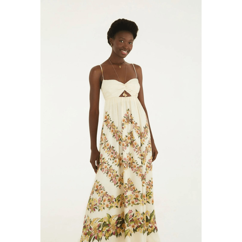 VESTIDO CROPPED FLORAL MALI - FARM
