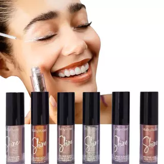 Delineador Líquido Com Glitter Shine Lindo Glamour Ruby Rose