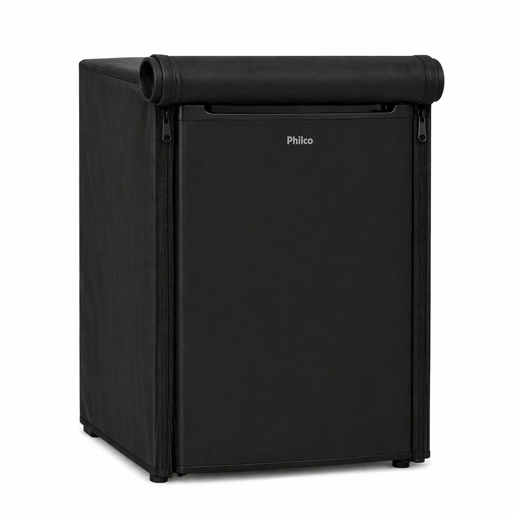 Capa Para Frigobar Philco 68 L - PFG85P - Corino Preto