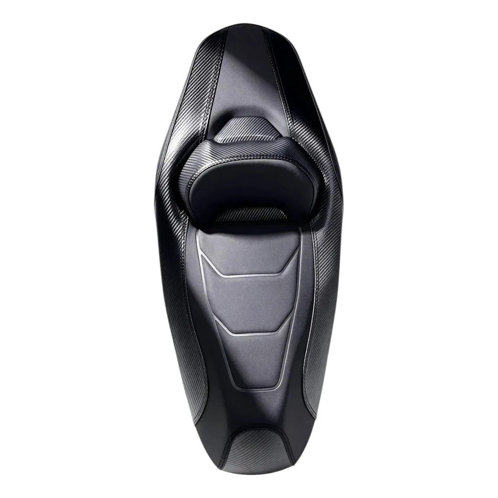 Banco Assento Yamaha Nmax 160 2025-2026 Confort Textura Carbono C/ Encosto