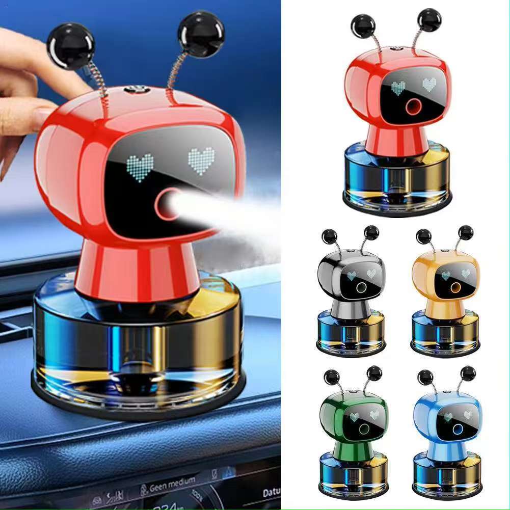 Ambientador De Carro Inteligente AI Recarregável Difusor De Aroma Olhos Inteligentes 4 Níveis De Ajustável Presente