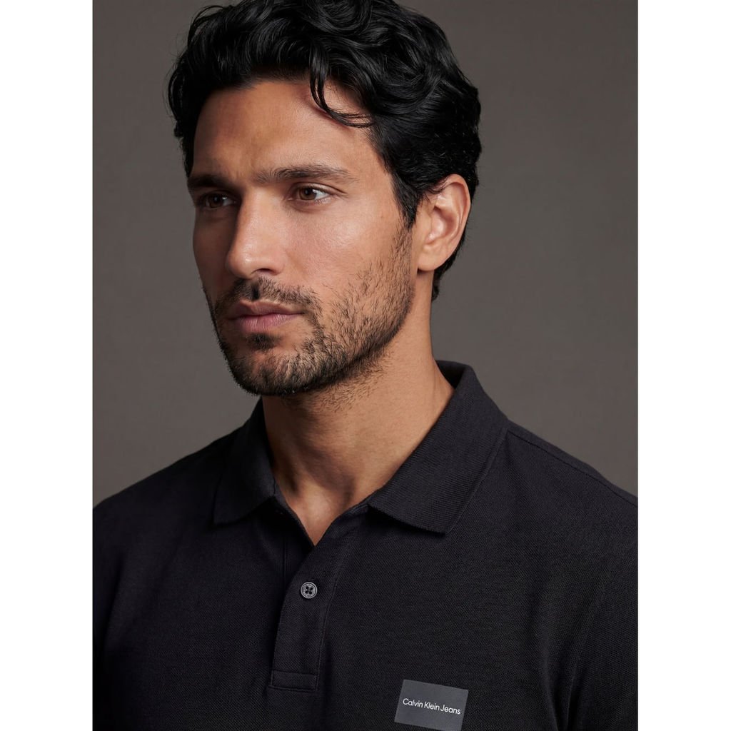 Polo Logo Calvin Klein Jeans - Preto
