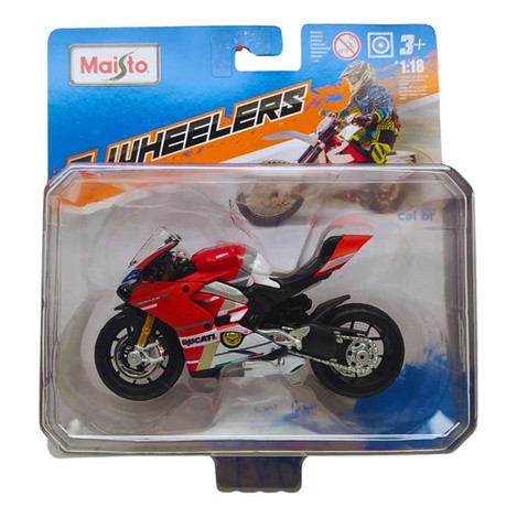 Maisto 2 Wheelers Moto 1:18 Ducati Panigale V4 S Corse Verme