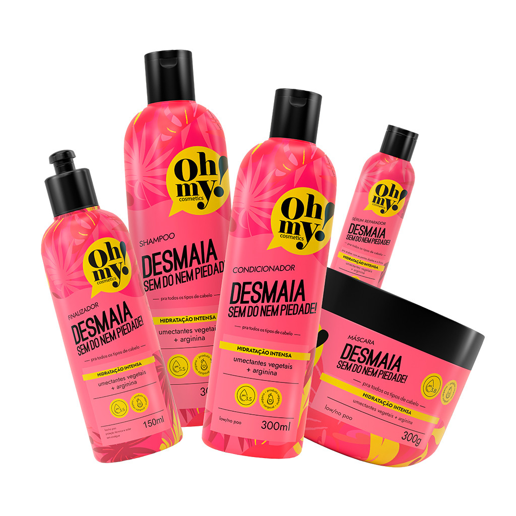 Kit Desmaia sem dó nem piedade! 300ml Oh My (6 itens) | Hidratação intensa para todos os tipos de cabelo