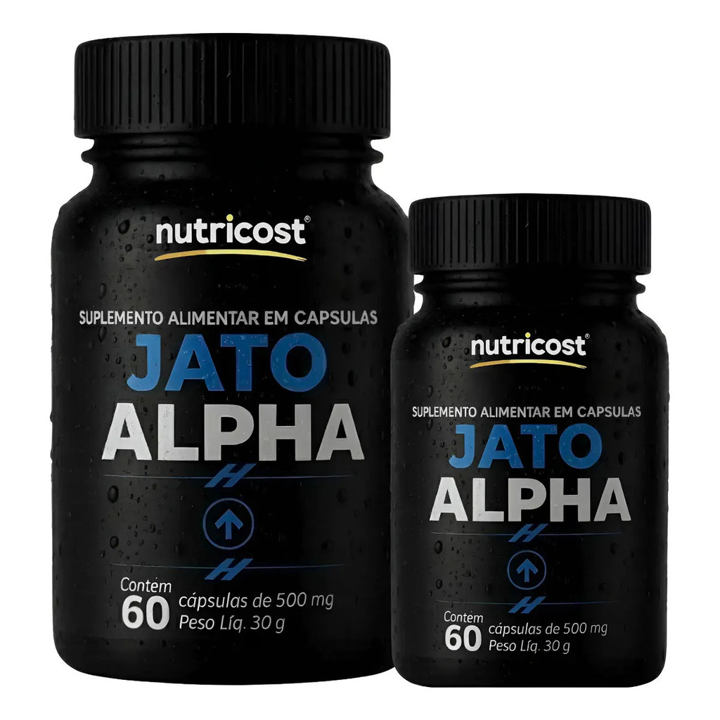 Jato Alpha 60 Cápsulas - Suplemento Saúde Do Homem Jato Alfa