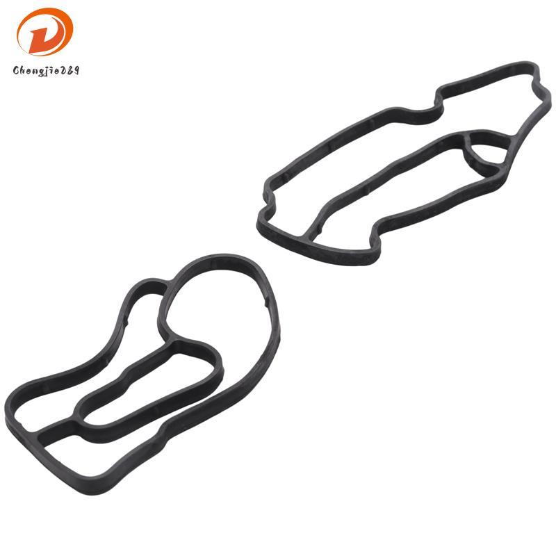 [Novo C] 2 Peças Junta De Carcaça De Filtro De Óleo De Borracha Preta Adequada Para ML320 ML350 R320 Sprinter 6421840080