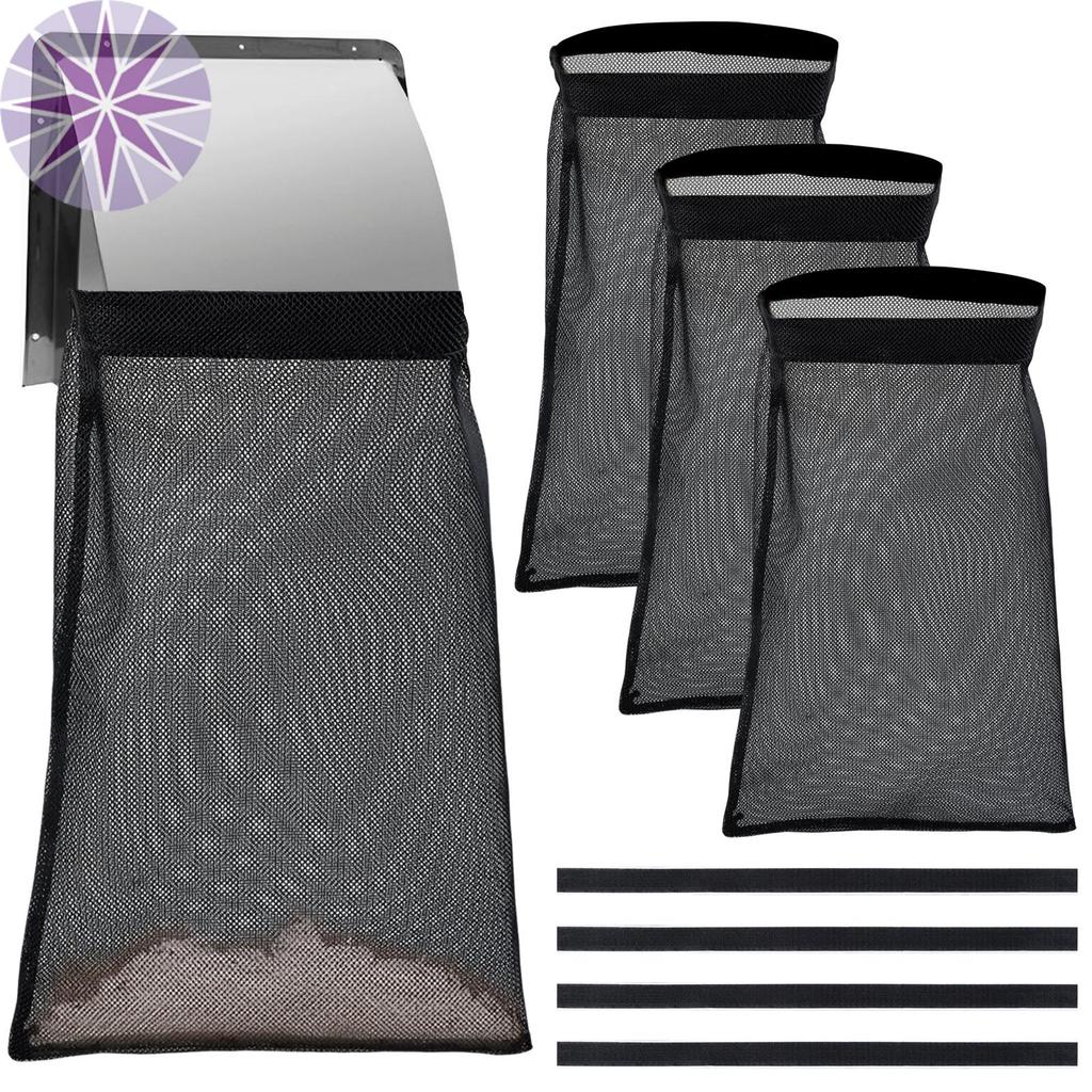 4 Pçs Secador Ventilação Sacos De Fiapos Resistência Ao Desgaste Saco Filtro Poeira Reutilizável Coletor 39x25cm SHOPCYC