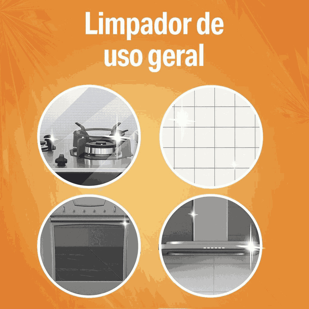 Detalhes do Desengordurante Ajax Cozinha Especialista 500ml