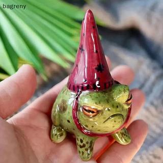[bagreny] Estátuas De Sapo Para Chapéu De Jardim Estátua Pequeno Estatueta De Resina Escultura De Arte De Quintal Ao Ar 
