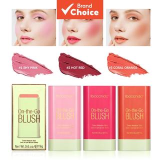 Bastão de Blush Multifuncional Impermeável de Longa Duração Fácil de Colorir Delicado e H…