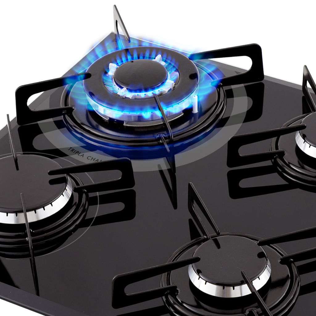 Detalhes do Cooktop a Gás Philco 4 Queimadores Superautomático PCT04TC Bivolt
