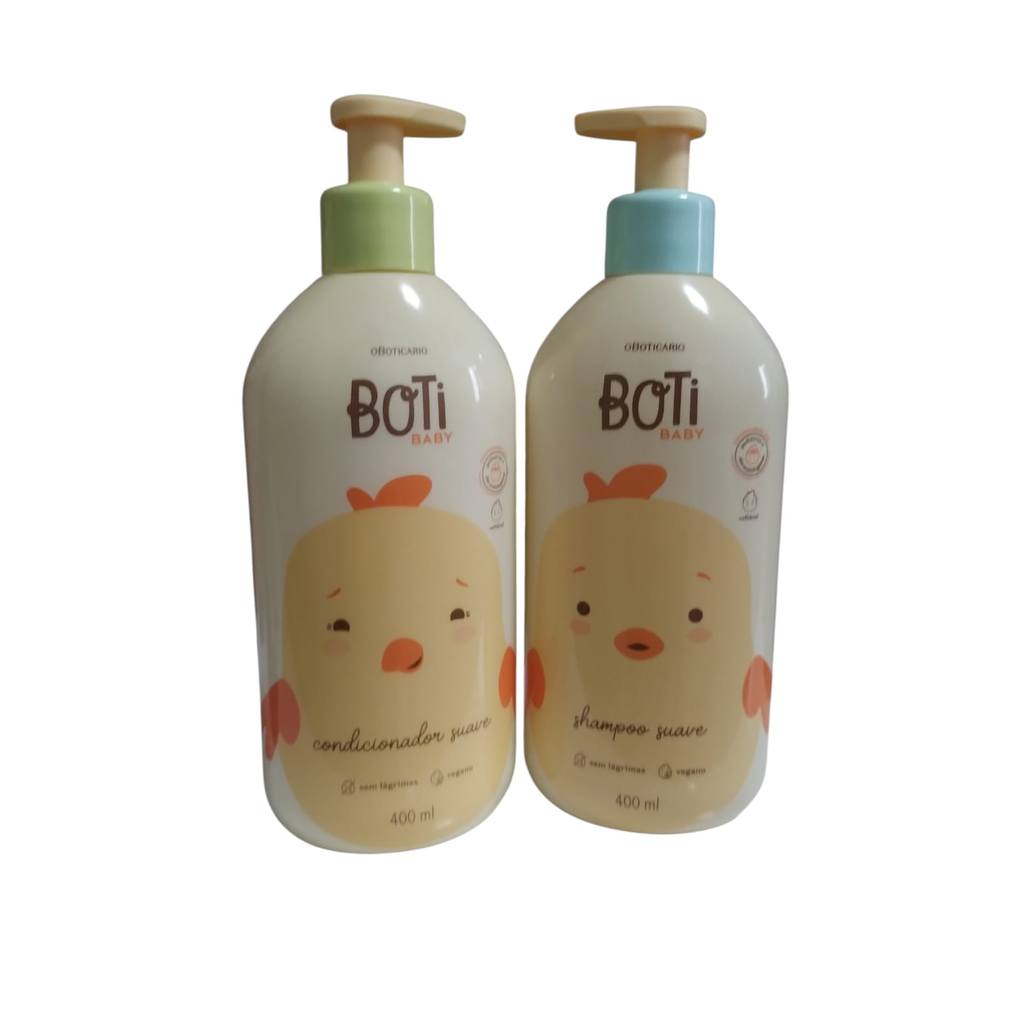 Kit Shampoo e Condicionador Boti Baby 400ml Cada  - O Boticário