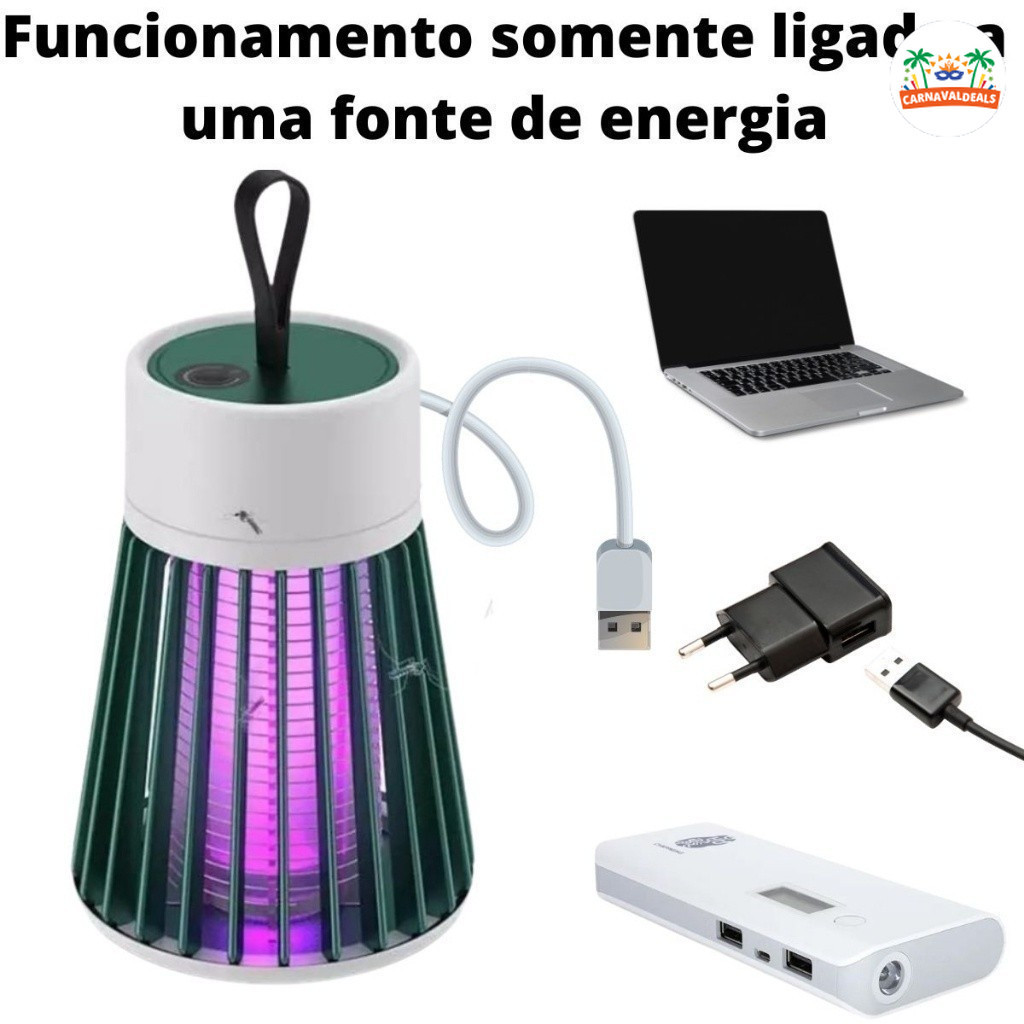 Conjunto de pragas ecológicas de modo duplo: repelente ultrassônico de insetos e armadilha para mosquitos USB|Certificad