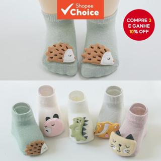 Meias Antiderrapantes Para Bebês Com Design Bonito De Desenho Animado Primeiros Caminhantes Recém-Nascidos em Oferta na Shopee