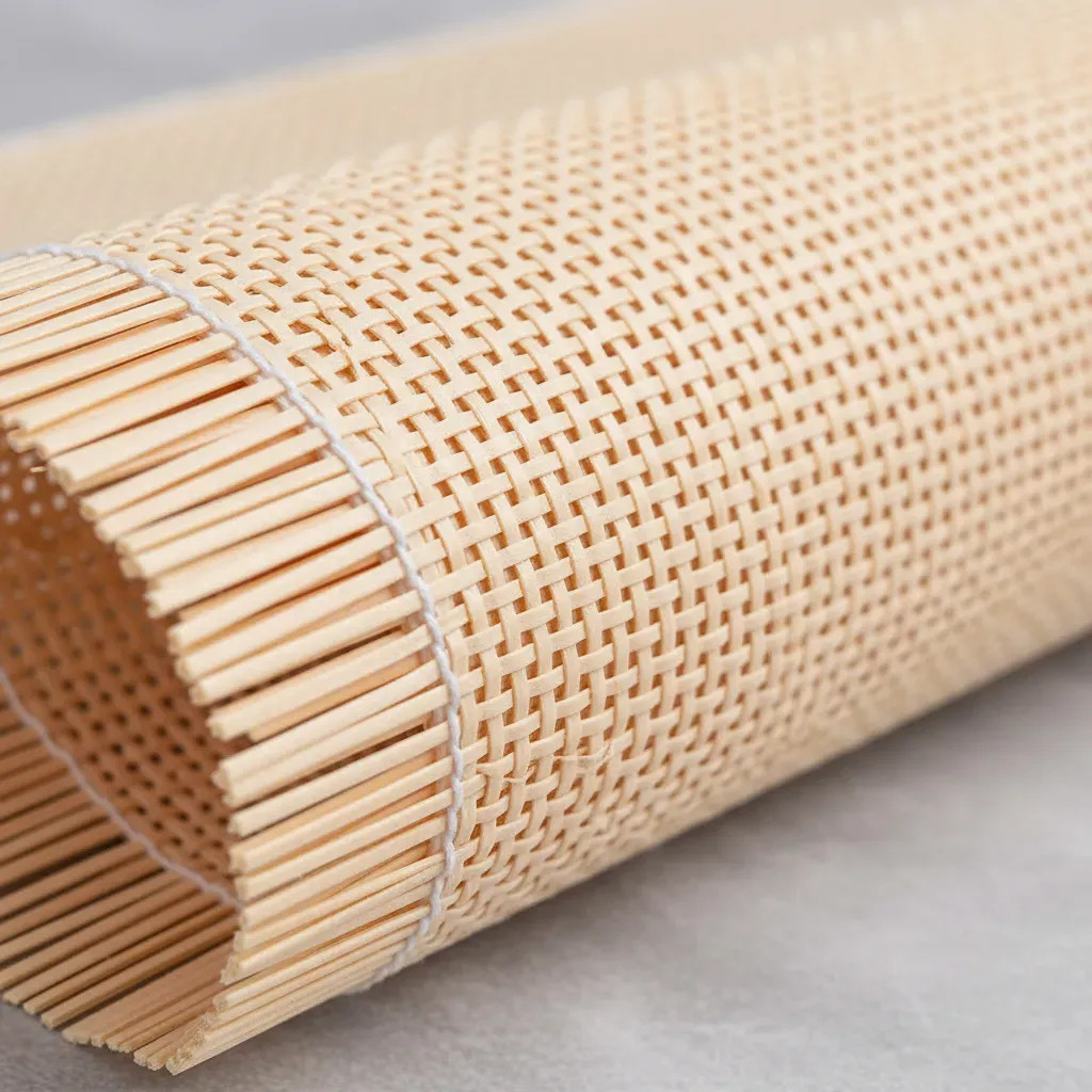 Palhinha Indiana Quadriculada Tela Ratan Palha da India Forro Fibra Natural Celulose 2,00x50cm