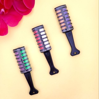 Pente Colorido Giz De Cabelo Com 2 Cores Temporárias Para Festas Criativo cor aleatorio  T-722-5 em Oferta na Shopee