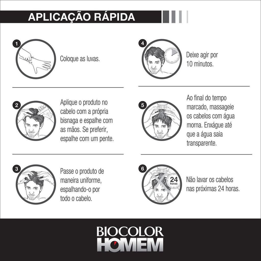 Detalhes do Tonalizante Biocolor Homem Redução Grisalhos