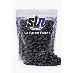 Uvas Passas Pretas sem Semente Premium Natural