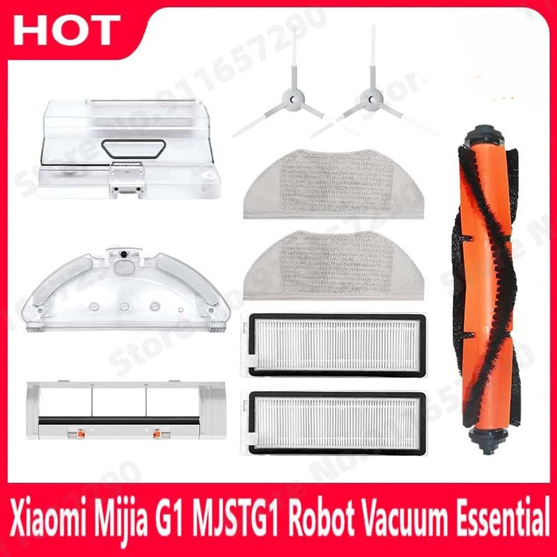 Xiaomi G1 Mi Robot Vacuum Mop Essential Robô Aspirador Acessórios Escova Principal Lateral Filtro Esfregão Tanque Água