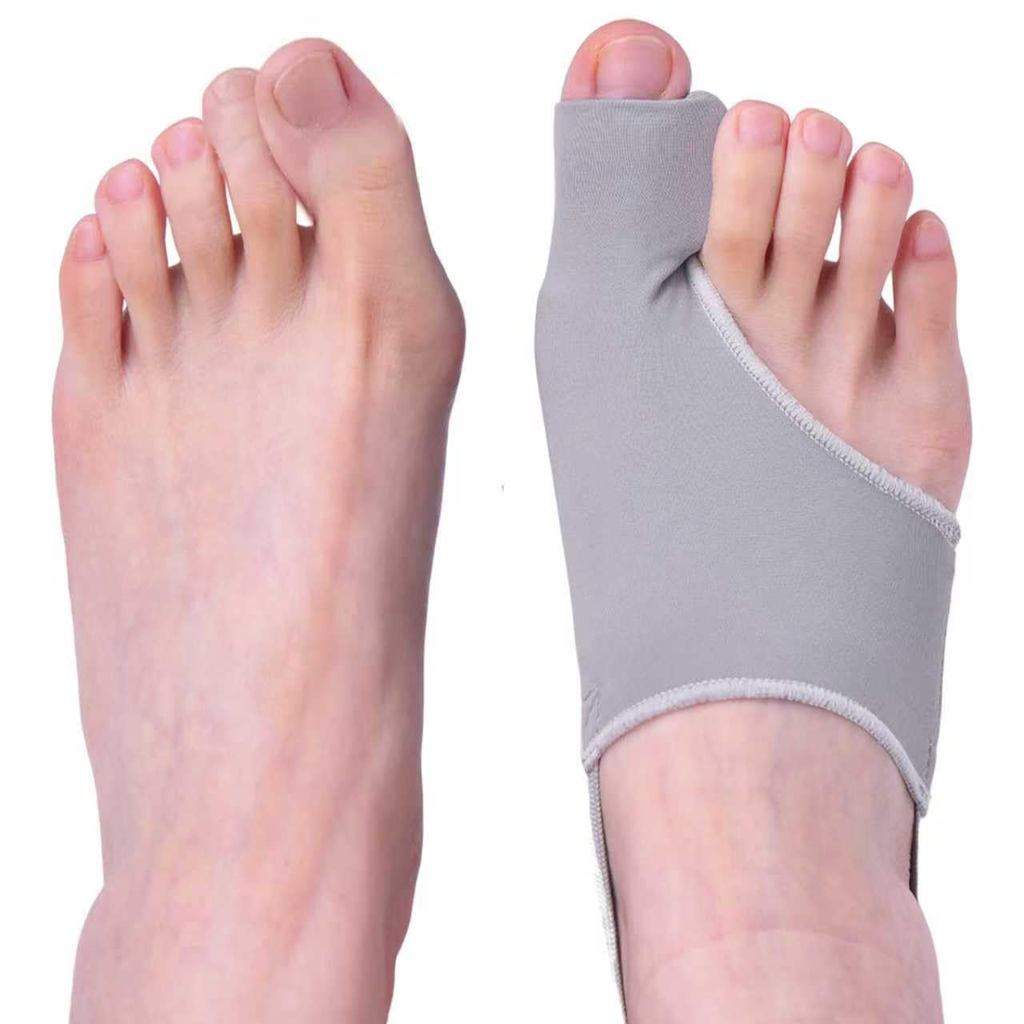 2 Pares de Corretor de Joanete para Homens e Mulheres, Alinhador de Dedo Grande do Pé com Almofadas de Gel e Separador d