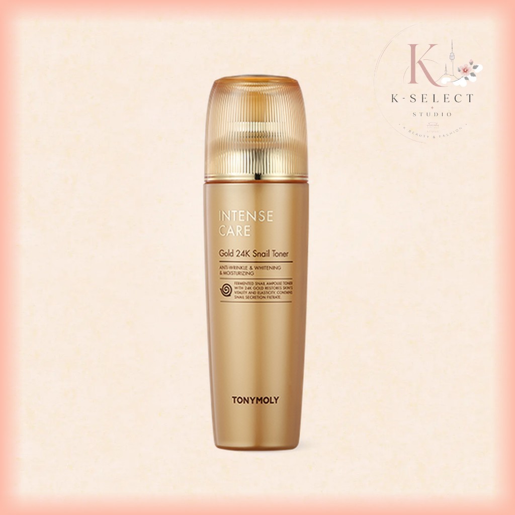 [tonymoly] Toner De Caracol Intense Care Gold24K 140ml/Coreano/Extrato/100 % Autêntico Da K-Select