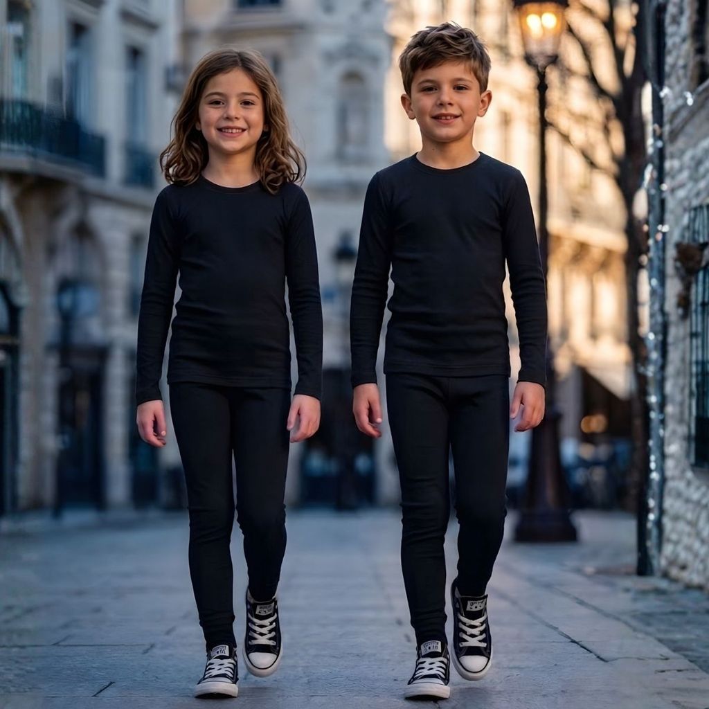 Conjunto Térmico Infantil Menina e Menino Segunda Pele Infantil Flanelado Peluciado Inverno 4 ao 14