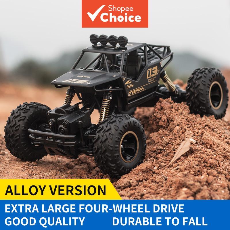Caminhão RC de Liga para Escalada, Carro de Controle Remoto 4x4, Veículo Off-Road, Monster Truck para Crianças e