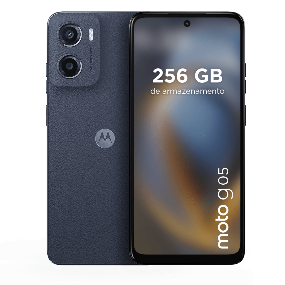 Celular Smartphone Motorola Moto G05 256Gb de Memória 4Gb de Ram 4G Grafite