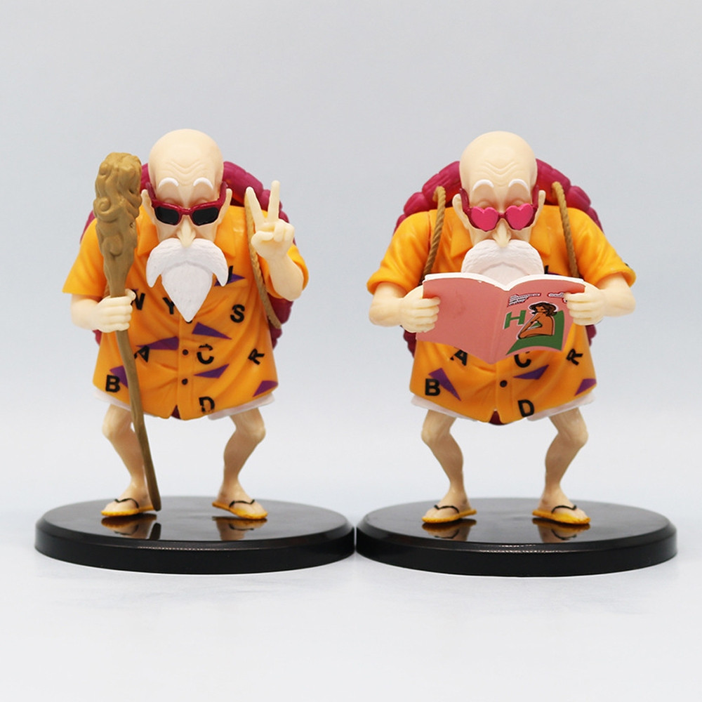 Figura de Personagem de Anime Dragon Ball Z de 10,5cm, Versão em Leitura do Kame-Sennin, Figura de PVC Versão Q, Brinque