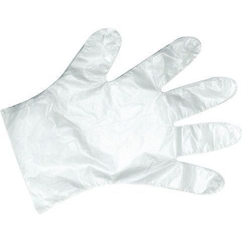 Kit 500 un Luva Plástica Descartável Transparente Leve e Prática para Uso Diário