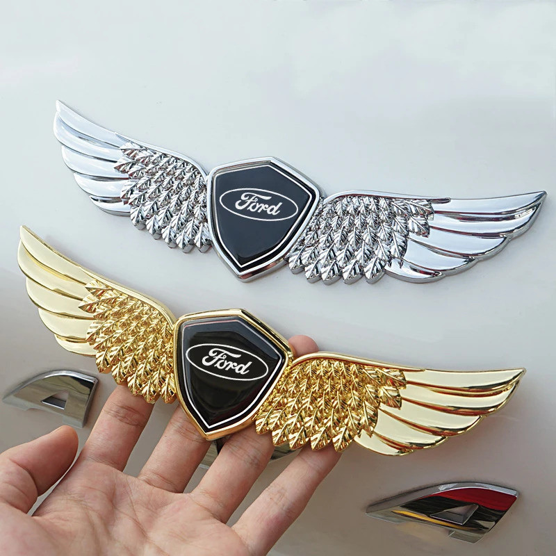 Adesivo de Emblema para Carro, Decalque de Distintivo para Frente e Traseira para Ford Mondeo Kuga Explorer Fusion Focus