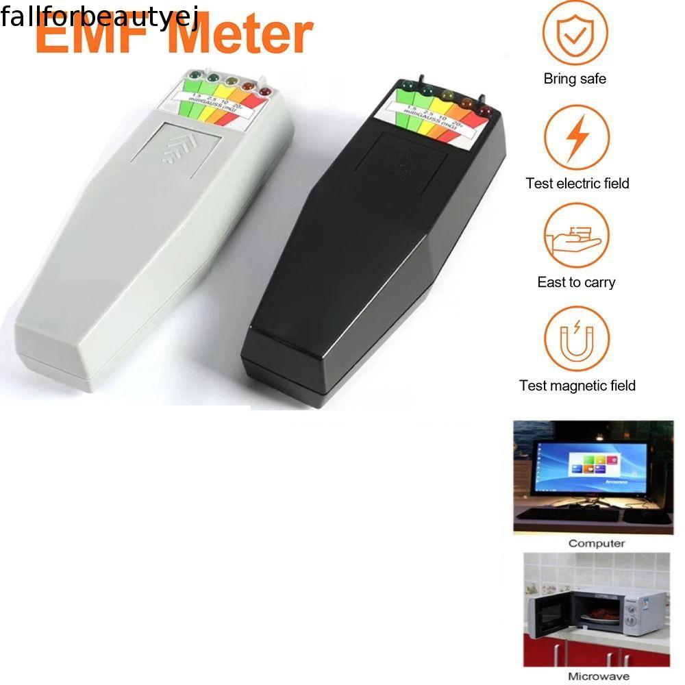 Testador De Radiação De Campo Eletromagnético FALLFORBEAUTYEJ , Medidor De Gauss EMF De 5 LED De Alta Precisão , K2